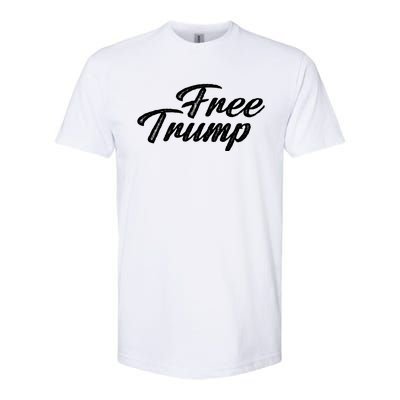 Free Trump Indictment Support Donald Trump Softstyle CVC T-Shirt