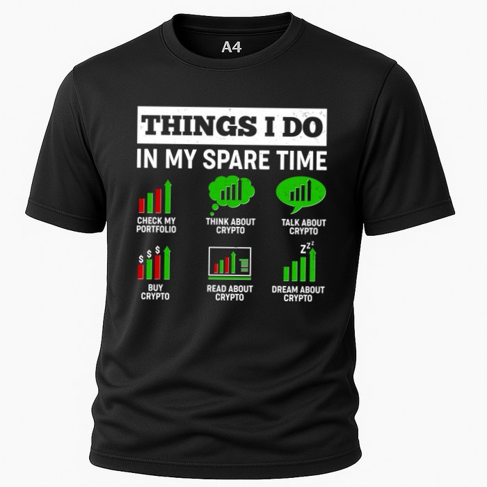 Funny Things I Do In My Spare Time Crypto Currency Performance Shirt