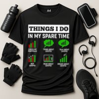 Funny Things I Do In My Spare Time Crypto Currency Performance Shirt