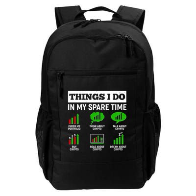 Funny Things I Do In My Spare Time Crypto Currency Backpack