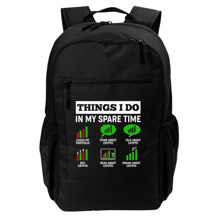 Funny Things I Do In My Spare Time Crypto Currency Backpack