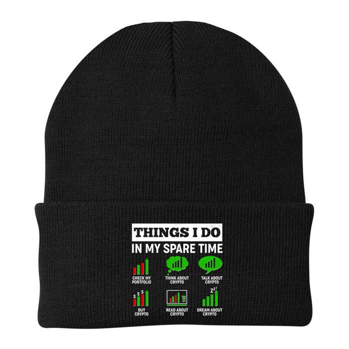 Funny Things I Do In My Spare Time Crypto Currency Beanie