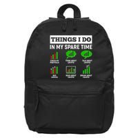 Funny Things I Do In My Spare Time Crypto Currency 16 in Basic Backpack