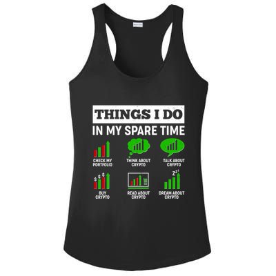 Funny Things I Do In My Spare Time Crypto Currency Ladies PosiCharge Competitor Racerback Tank
