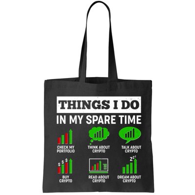 Funny Things I Do In My Spare Time Crypto Currency Bag