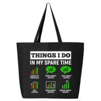 Funny Things I Do In My Spare Time Crypto Currency 25L Jumbo Tote