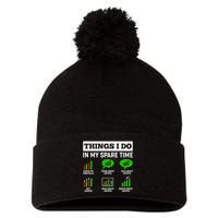 Funny Things I Do In My Spare Time Crypto Currency Pom Pom 12in Knit Beanie