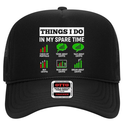 Funny Things I Do In My Spare Time Crypto Currency Trucker Hat