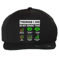 Funny Things I Do In My Spare Time Crypto Currency Wool Snapback Cap
