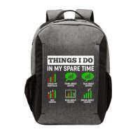 Funny Things I Do In My Spare Time Crypto Currency Vector Backpack