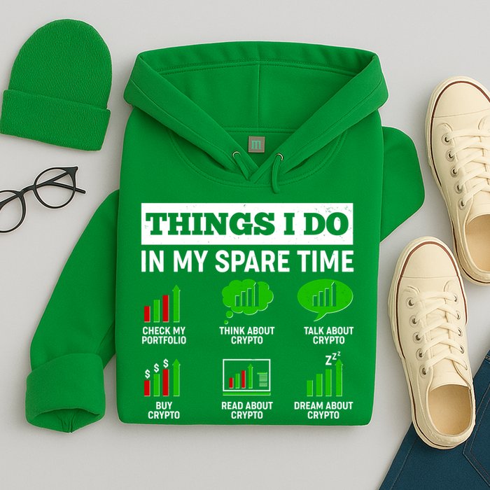 Funny Things I Do In My Spare Time Crypto Currency Hoodie