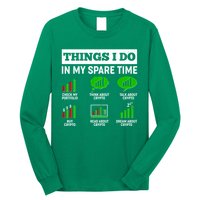 Funny Things I Do In My Spare Time Crypto Currency Long Sleeve Shirt