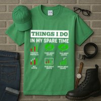 Funny Things I Do In My Spare Time Crypto Currency Tall T-Shirt