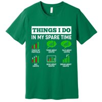 Funny Things I Do In My Spare Time Crypto Currency Premium T-Shirt