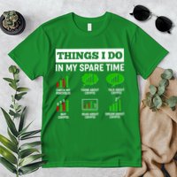 Funny Things I Do In My Spare Time Crypto Currency Premium T-Shirt