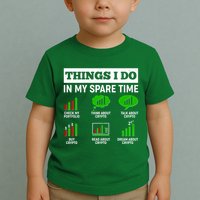 Funny Things I Do In My Spare Time Crypto Currency Toddler T-Shirt