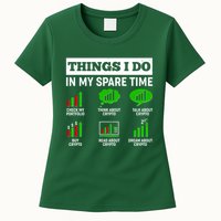 Funny Things I Do In My Spare Time Crypto Currency Womens T-Shirt