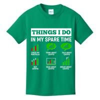 Funny Things I Do In My Spare Time Crypto Currency Kids T-Shirt