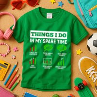 Funny Things I Do In My Spare Time Crypto Currency Kids T-Shirt
