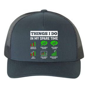 Funny Things I Do In My Spare Time Crypto Currency Yupoong Adult 5-Panel Trucker Hat