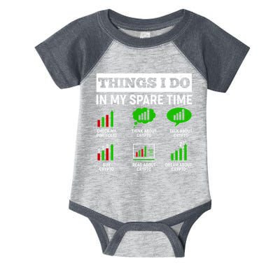 Funny Things I Do In My Spare Time Crypto Currency Infant Baby Jersey Bodysuit