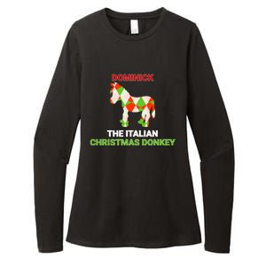 Funny The Italian Christmas Donkey Dominick The Donkey Gift Womens CVC Long Sleeve Shirt