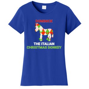 Funny The Italian Christmas Donkey Dominick The Donkey Gift Women's T-Shirt