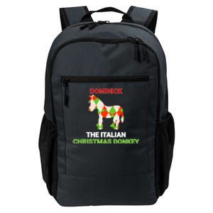 Funny The Italian Christmas Donkey Dominick The Donkey Gift Daily Commute Backpack