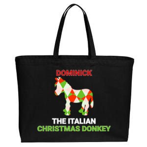 Funny The Italian Christmas Donkey Dominick The Donkey Gift Cotton Canvas Jumbo Tote