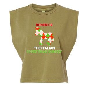 Funny The Italian Christmas Donkey Dominick The Donkey Gift Garment-Dyed Women's Muscle Tee