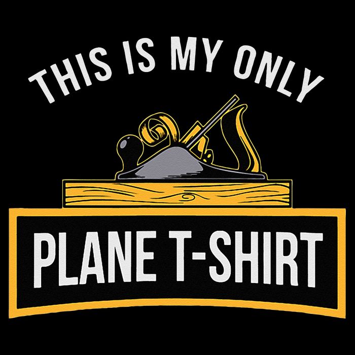 Funny This is my only Plane Woodworking Carpenter Gift Drawstring Bag