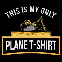 Funny This is my only Plane Woodworking Carpenter Gift 16 in Basic Backpack