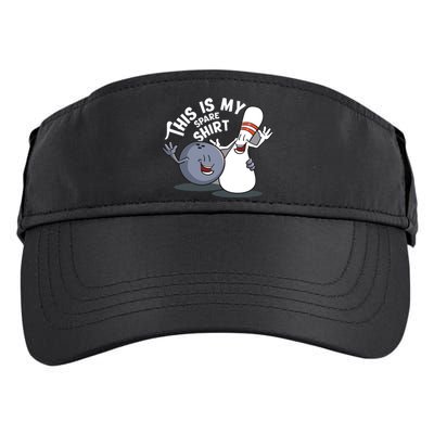 Funny This Is My Spare Bowling Game Gift For Men Women Adult Drive Performance Visor