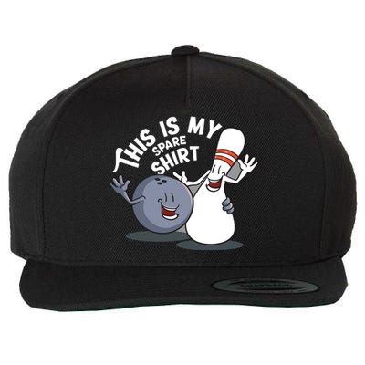 Funny This Is My Spare Bowling Game Gift For Men Women Wool Snapback Cap