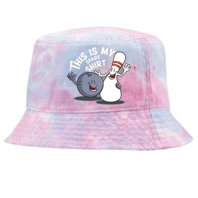 Funny This Is My Spare Bowling Game Gift For Men Women Tie-Dyed Bucket Hat