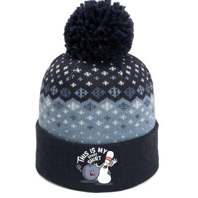 Funny This Is My Spare Bowling Game Gift For Men Women The Baniff Cuffed Pom Beanie