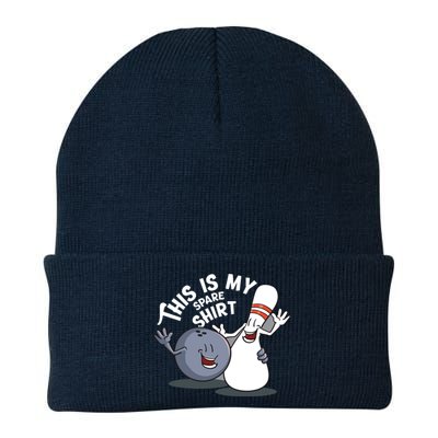 Funny This Is My Spare Bowling Game Gift For Men Women Knit Cap Winter Beanie