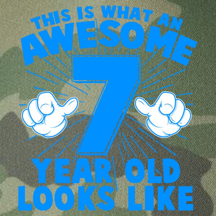 Funny This Is What An Awesome 7 Year Old Looks Like Birthday Legacy Tie Dye Trucker Hat