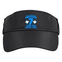 Funny This Is What An Awesome 7 Year Old Looks Like Birthday Adult Drive Performance Visor