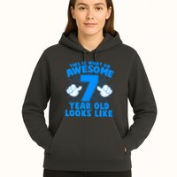 Funny This Is What An Awesome 7 Year Old Looks Like Birthday Hoodie