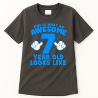 Funny This Is What An Awesome 7 Year Old Looks Like Birthday Tall T-Shirt