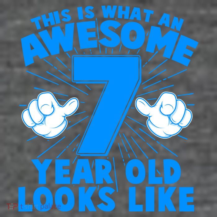 Funny This Is What An Awesome 7 Year Old Looks Like Birthday Zip Tote Bag