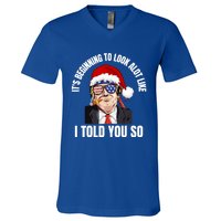 Funny Trump ItS Beginning To Look Like Christmas Holiday Gift V-Neck T-Shirt