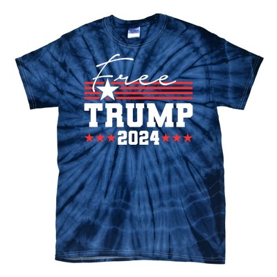 Free Trump Indictment Support Donald Trump 2024 Tie-Dye T-Shirt