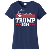 Free Trump Indictment Support Donald Trump 2024 Women's T-Shirt