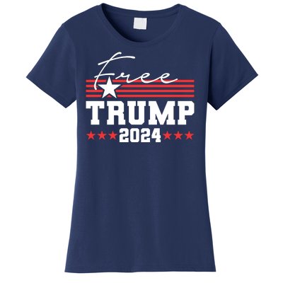 Free Trump Indictment Support Donald Trump 2024 Women's T-Shirt