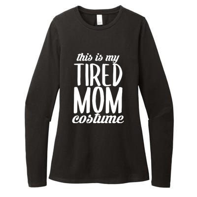 Funny This Is My Tired Mom Costume Halloween Womens CVC Long Sleeve Shirt