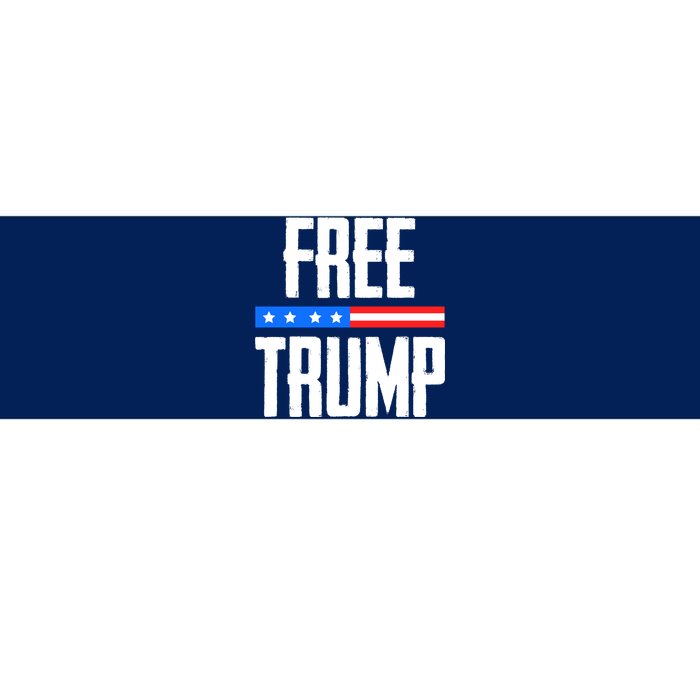 Free Trump I Stand With Trump Bumper Sticker