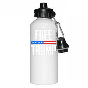 Free Trump I Stand With Trump Aluminum Water Bottle