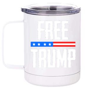 Free Trump I Stand With Trump 12 oz Stainless Steel Tumbler Cup